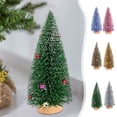 thumbnail image 1 of Xihbxyly Mini Árbol de Navidad, Exquisito Diseño de Cedro, Detalles de Nieve Brillante, Decoración de Escritorio Portátil, Decoración para El Hogar En Vacaciones, Decoración de Espacios Pequeños, Tam, 1 of 7