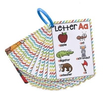 156Pcs Letter Flashcards With Pictures Words Phonics Learning Card For Preschool Kindergarten Toddler Learning Flashcard
