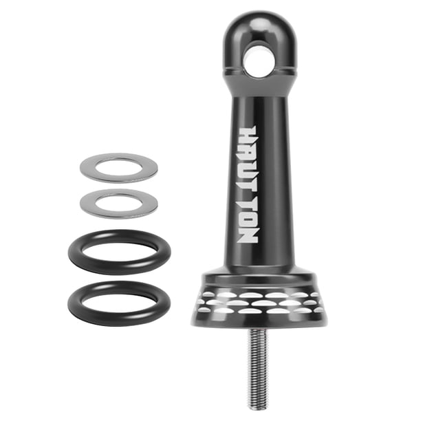 (Marca registrada del proveedor) Carrete giratorio Carrete pescado oscilante doble Adecuado para modelos 1000-4000 Barra equilibrio con agarre carrete pesca (Negro)
