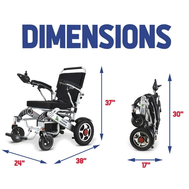 CULVER MOBILITY WOLF Silver Folding Lightweight Electric