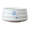 thumbnail image 3 of Soporte de cerámica para batidor de té, ideal para iniciar la ceremonia del té, soporte para batidor de té matcha hecho a mano. Blanco y azul, 3 of 9
