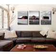 thumbnail image 2 of Western Wall Decor Farmhouse Barn Vintage Poster Canvas Print 3 Piece Rustic Pictures for Men''s Bedroom Home Office Decor 12" Wx16 Hx3pcs, 2 of 6
