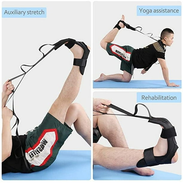 Stretch Band Strap Elastic Exercise Stretching Band with 9 Loops for Yoga Physical Therapy Dance Workout Fitness Stretch Assist Light Resistance Band for Strength Flexibility Training Walmart