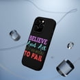 thumbnail image 5 of DistinctInk Tough Case for Apple iPhone 14 Pro MAX (6.7" Screen), Compatible with MagSafe Charging - Believe And Act Like Impossible To Fail, 5 of 6
