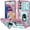 Green+Pink, variant on REQO Case for Samsung Galaxy A16 5G/A17 5G/A26,360° Kickstand & Slide Camera Cover,Military Heavy Duty Shockproof Hard Shell Protective Cases,6.7 inch