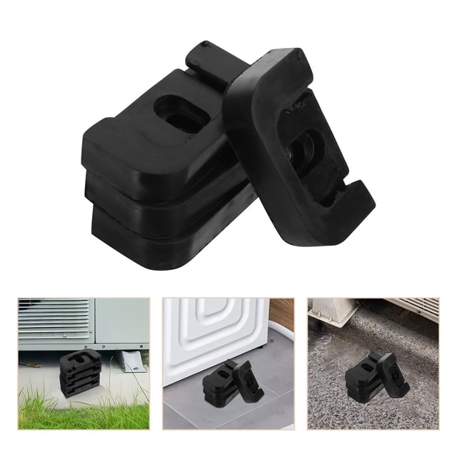TABLZONE 4pcs Rubber Isolation Pads For Air Conditioner Washer Assortment Kit For Home Use