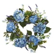thumbnail image 1 of Nearly Natural 4224 24 in. Hydrangea Wreath, 1 of 1