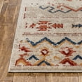 thumbnail image 3 of Well Woven Omaha Xander Vintage Distressed Tribal Modern Global Red 5'3" x 7'3" Area Rug, 3 of 7