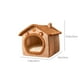 thumbnail image 3 of Mom's Best Casa para perros y gatos de interior y exterior, cama para dormir gruesa y cálida de felpa para perros pequeños., 3 of 9