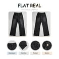 thumbnail image 6 of Necooer Womens Wide Leg Jeans Mid Waisted Loose Stretchy Boyfriend Jeans Trendy Denim Pants, 6 of 9