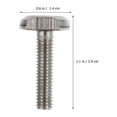 thumbnail image 5 of 20 Pcs Lag Bolts Threaded Rod T-screw Marine Grade Rust Resistant, 5 of 8