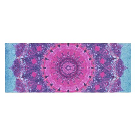 Iris Lehnhardt Grunge Mandala Bed Runner by Kess InHouse