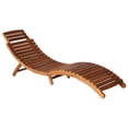 thumbnail image 3 of vidaXL 3 Piece Sunlounger with Tea Table Solid Acacia Wood, 3 of 11