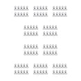 thumbnail image 2 of Monstrate 10 piezas Llavero Llavero Hardware Exquisito Llavero de resistencia al desgaste Negro brillante 10Conjunto, 2 of 6