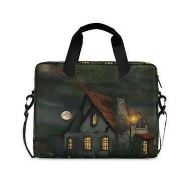 16" Laptop Tote Bag Laptop Sleeve Case Computer Briefcase for Work & Travel A House in Grass