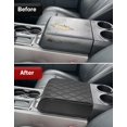 thumbnail image 3 of KBH Center Console Cover for Ford F150 2004-2014/Expedition 2007-2014, Leather Middle Console Lid Armrest Cover for Lincoln Mark LT 2006-2008, Black, 3 of 7