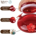 thumbnail image 3 of Comedero para colibríes Nature's Way MHF4, 473 ml, vidrio rojo, 3 of 8
