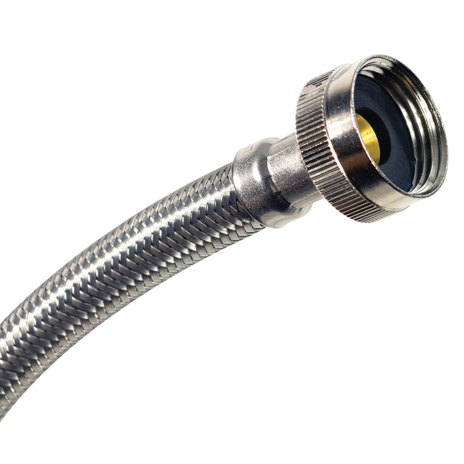 Certified Appliance Accessories WI12SSFM Braided Stainless Steel Water-Inlet Hose, 1ft