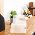 thumbnail image 1 of OUNONA Transparent Acrylic Donation Box for Office Use Versatile Raffle Ticket Container Modern Design Compact Size, 1 of 8