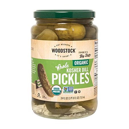Organic Whole Dill Pickle  24 Ounce -- 6 per case.6