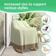 thumbnail image 6 of Baokaler Outdoor Furniture Covers, 600D Heavy Duty Waterproof Outdoor Chair Covers 2 Pack for Patio Garden, Beige&Mocha, 6 of 14