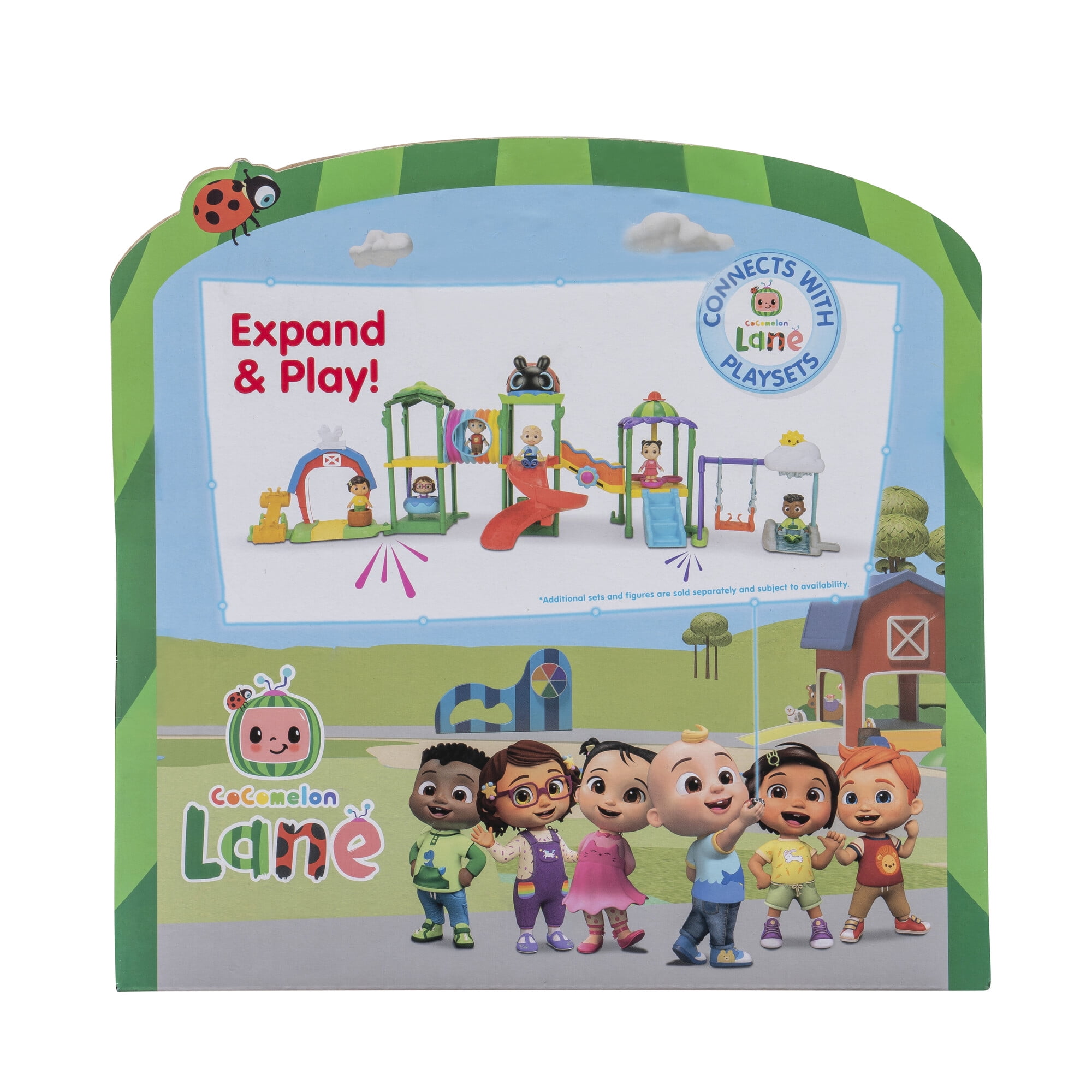 CoComelon, Sunny Splash Swing Playset, Includes Cody Figure, CoComelon Lane, Baby and Toddler Toy  (图4)