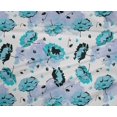 thumbnail image 5 of oneOone Polyester Lycra Turquoise Blue Fabric Florals Fabric For Sewing Printed Craft Fabric By The Yard 56 Inch Wide, 5 of 6