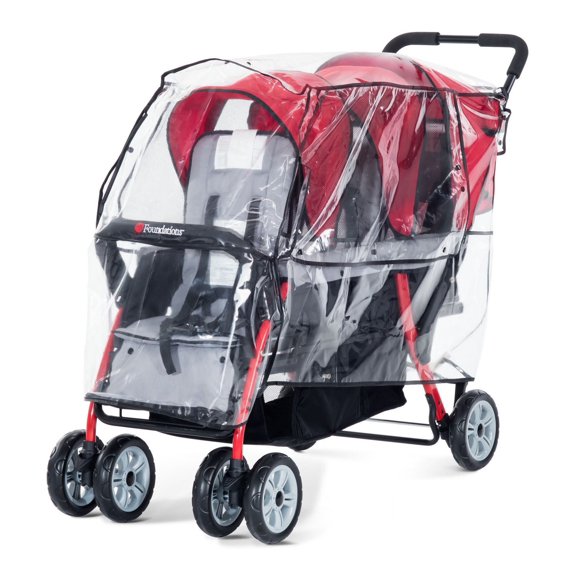 Housse de pluie pour poussette Sport Trio de Foundations