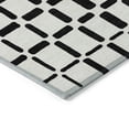 thumbnail image 4 of Addison Rugs Chantille Indoor/Outdoor Transitional Squares Black Washable Rectangle Rug, 3' x 5', 4 of 6