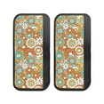 thumbnail image 5 of ZIATUBLE Refrigerator Door Handle Covers Set of 4 Washable Anti-static Gloves Reusable Fridge Dishwasher Kitchen Home Appliance Decor with Hook and Loop Fastener, Hippie Floral, 5 of 7