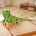 thumbnail image 3 of Peluche Xshelley Realistic Green Lizard 95 cm para niños, 3 of 7
