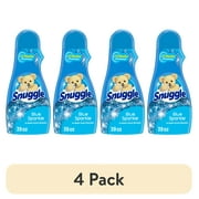 (4 pack) Snuggle In Wash Scent Booster, Blue Sparkle, 39 Ounce