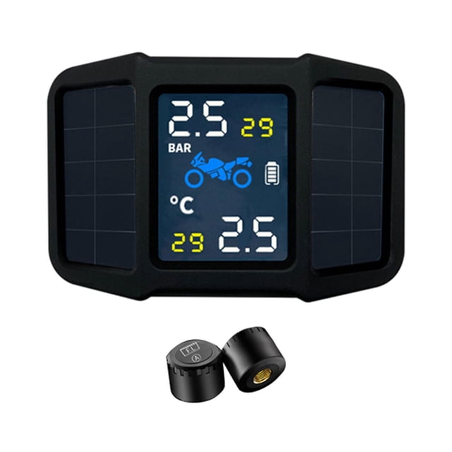 Sistema de monitoreo de de neumáticos/Universal de ruedas sensores externos Indicador inalámbrico recargable por USB/para Zulema Monitoreo de la presión de los neumáticos
