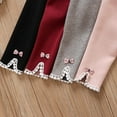 thumbnail image 6 of BULLPIANO Infant Girls Leggings Fleece Lined Trousers Kids Warm Legging Pants 0-4 Years, 6 of 7