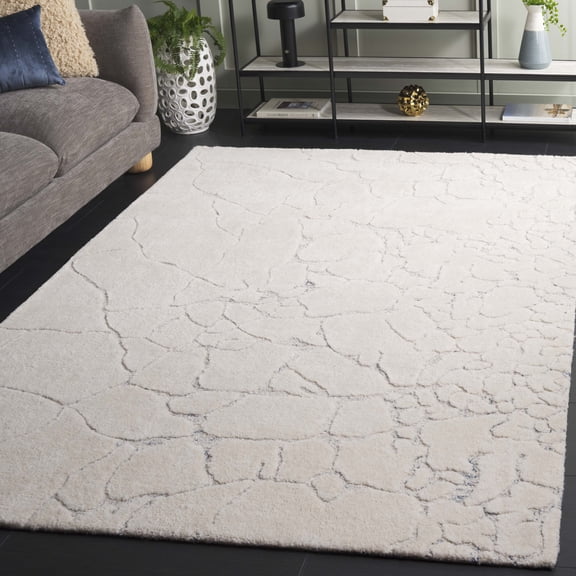 Safavieh Ebony Kentigern Abstract Area Rug, Ivory/Gray, 5' x 8'