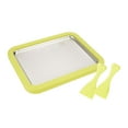 thumbnail image 1 of Máquina para hacer helados enrollados con placa fría con 2 espátulas de acero inoxidable resistente para crema laminada casera yogur helado base antid, 1 of 9