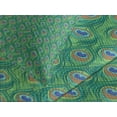 thumbnail image 4 of Ambesonne Feather Quilted Bedspread Set 3 Pcs, Peafowl Bohemian Design, King Size, Jade Green Caramel Blue, 4 of 5