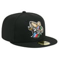 thumbnail image 3 of Men's New Era Black Quad Cities River Bandits Copa de la Diversi-n 59FIFTY Fitted Hat, 3 of 5