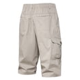 thumbnail image 5 of Pantalon Cargo Homme Été Léger Respirant Shorts de Travail avec Multiples Poches pour Randonnée en Plein Air Tenue Décontractée, 5 of 5