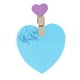 thumbnail image 3 of Tarjeta de casa Foto Ropa Pinza de corazón Mini Clip de madera morado 50 piezas, 3 of 7