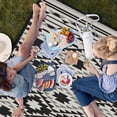 thumbnail image 6 of Boho Picnic Blanket Waterproof Foldable Extra Large Picnic Mat Beach Blanket 60"x80" for Camping Beach Hiking Patio Party Outdoor Decor Gifts, 6 of 6