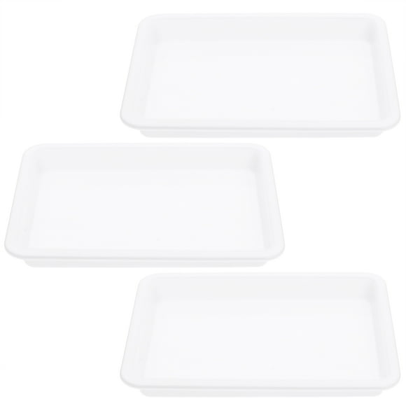 Bandeja de plástico de 3pcs Plastic School Experiment de pintura Premium duradera