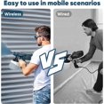 thumbnail image 2 of 1000W High Power Electric Paint Sprayer Gun – Adjustable Flow With Nozzles For Furniture, Walls, Fences 2 of 11