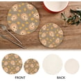 thumbnail image 4 of SKYSONIC Fall Hedgehogs Cute Pot Holders Trivets, 2 Pcs Heat Resistant Trivets,Maple Leaf Autumn Cotton Thread Weave Mats for Hot Pads Pans Pot Bowl Teapot for Kitchen Decor, 4 of 7