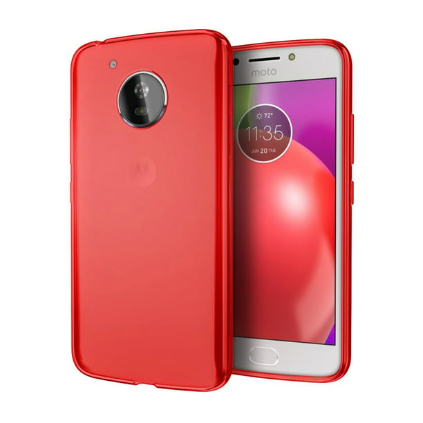 [REDshield] Motorola Moto E4 PLUS Case, [Red] Slim