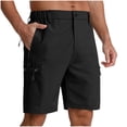 thumbnail image 2 of Men's Cargo Shorts 9" Quick Dry Lightweight Work Shorts for Men Golf Hiking Casual with 5 Zipper Pockets, 2 of 6