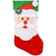 thumbnail image 3 of Set of 6 Pack Christmas House Felt Character Santa, Snowman and Elf Stockings, 18 inch, 3 of 6