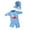 Sky Blue, variant on Utlike Boys Swimwear Swimsuit With Long Sleeves Boys Swimsuits For Beach Vacation Size 18 Months-24 Months