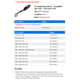 thumbnail image 2 of Air Temperature Sensor - Compatible with 1983 - 1995 Ford F-250 1984 1985 1986 1987 1988 1989 1990 1991 1992 1993 1994, 2 of 2