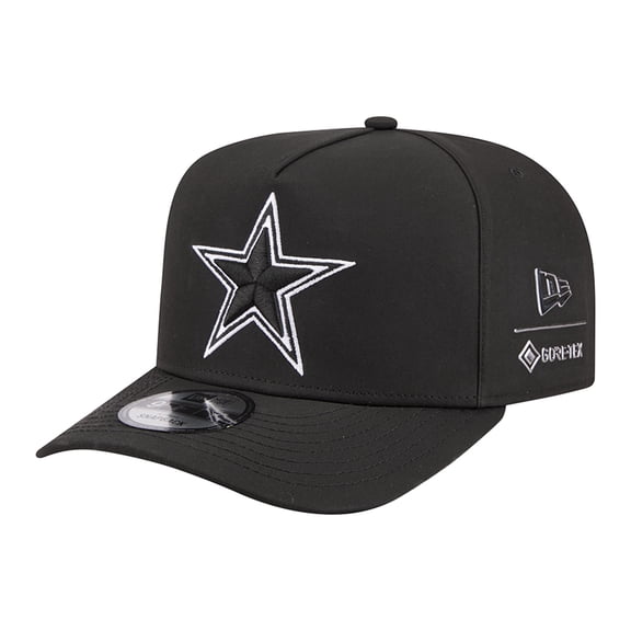 Men's New Era  Black Dallas Cowboys NFL New Era Gore-Tex A-Frame 9FIFTY